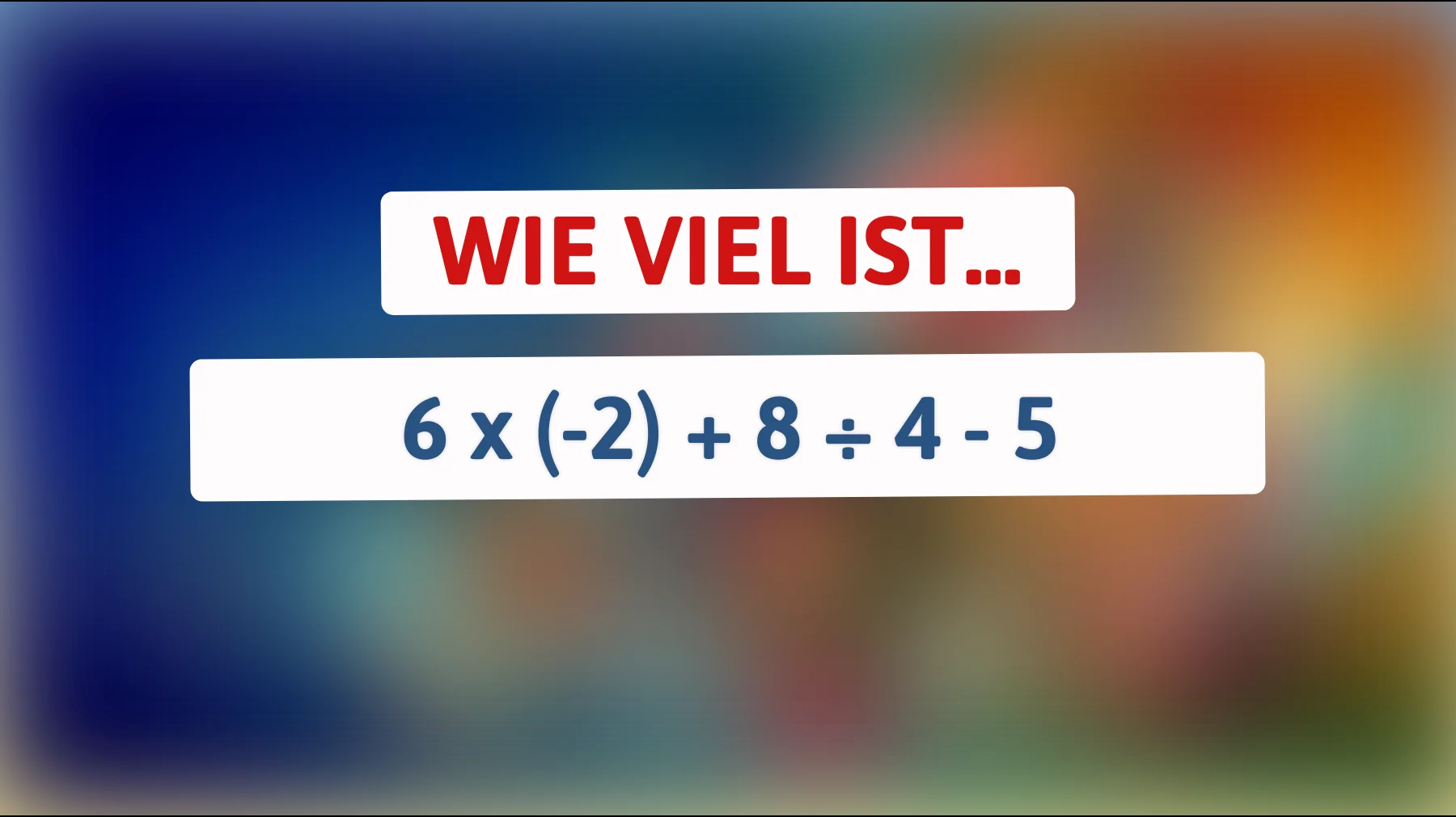 Kannst du dieses mathematische Rätsel lösen, das nur die klügsten Köpfe knacken?"